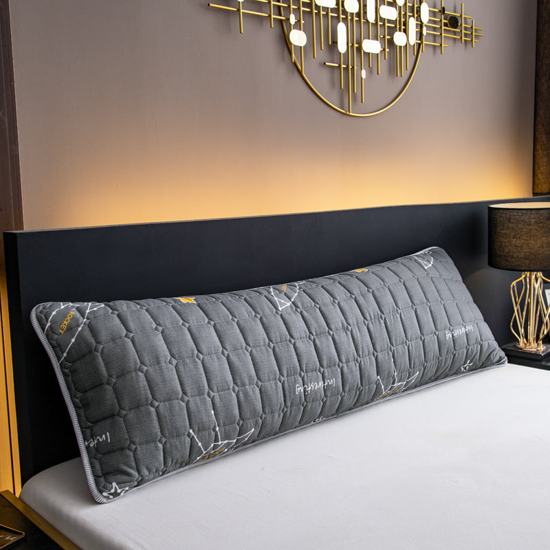 Housse de coussin longue pour lit double étanche