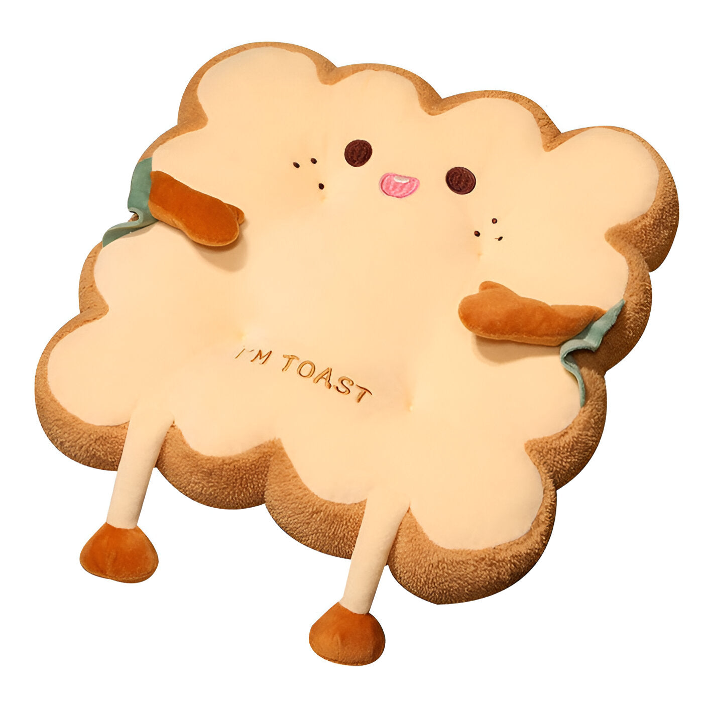 Coussin en peluche Toast mignon
