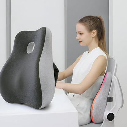 Support de siège de chaise de bureau et oreiller pour la taille