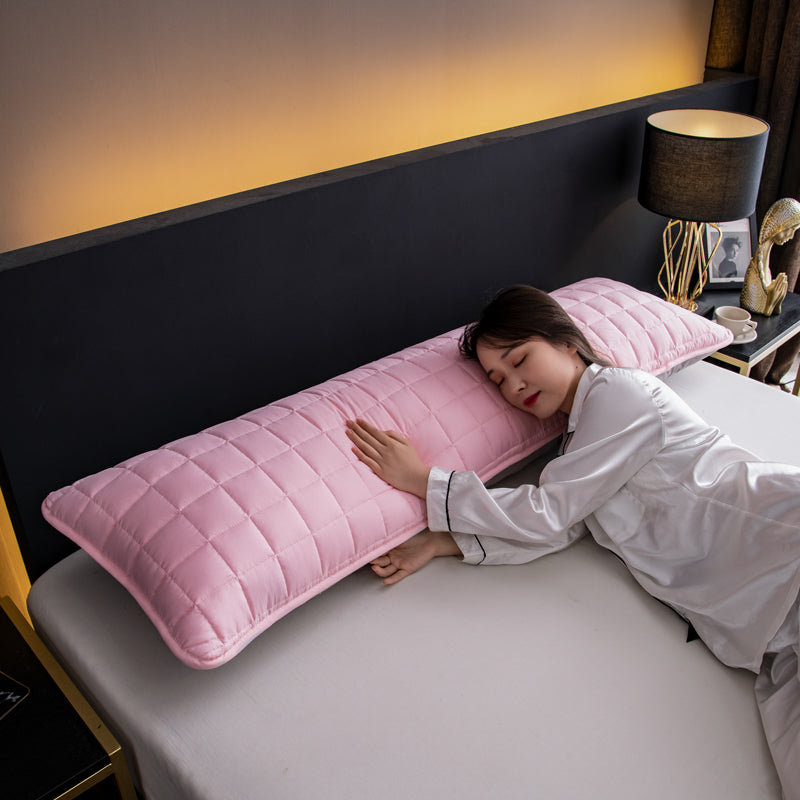 Housse de coussin longue pour lit double étanche