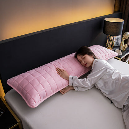 Housse de coussin longue pour lit double étanche