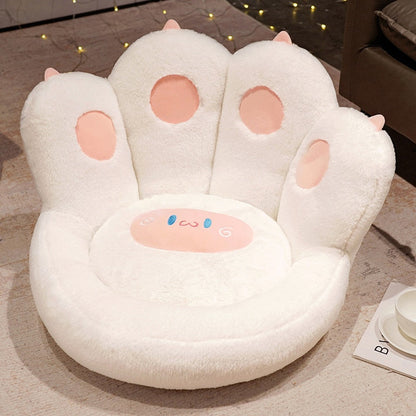 Oreiller en forme de patte de chat