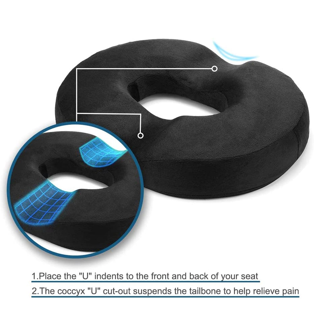 Coussin de siège en forme de donut