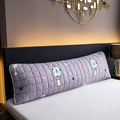 Housse de coussin longue pour lit double étanche