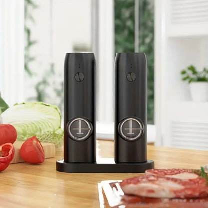 Electric Salt & Pepper Grinder Set