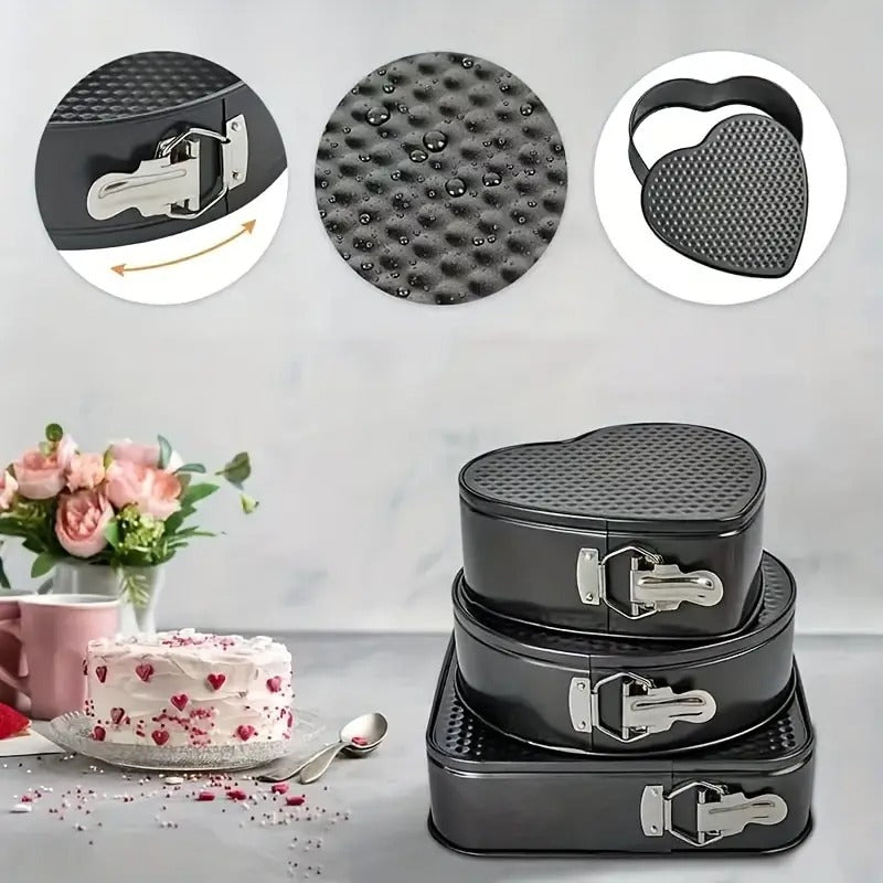 3 Styles Set Baking Tray Cake Mold