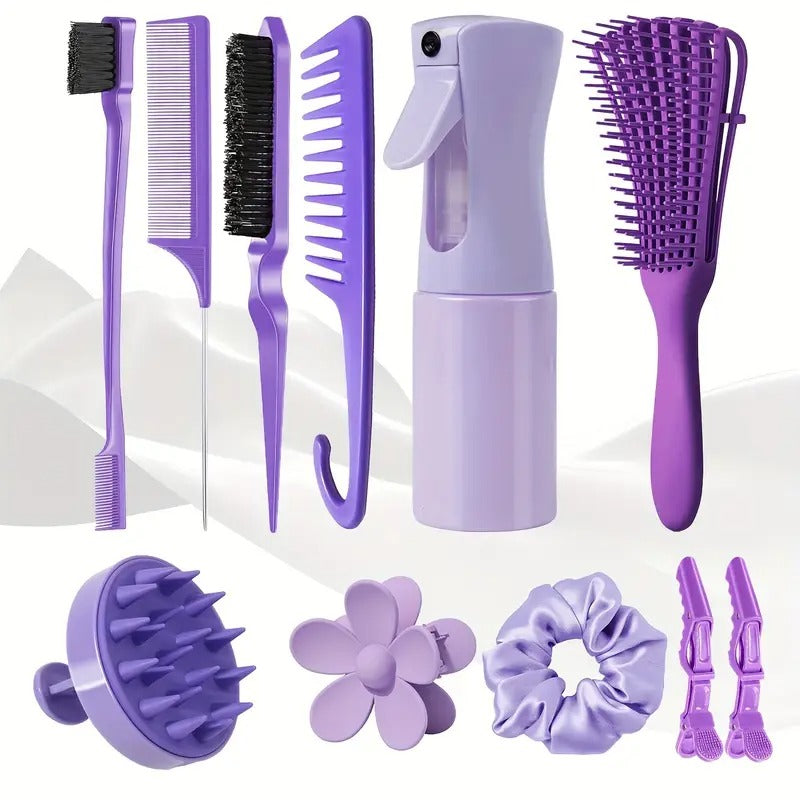 11pcs Hair Brush Set