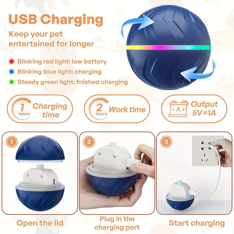 Motion-Activated Dog Bouncing Ball