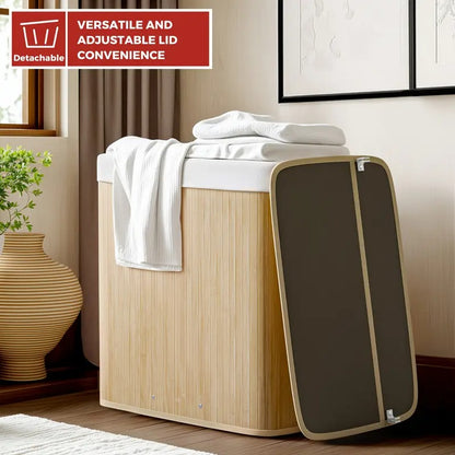 Modern Bamboo Hamper