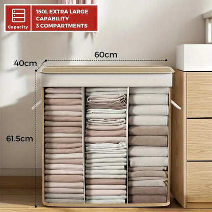Modern Bamboo Hamper