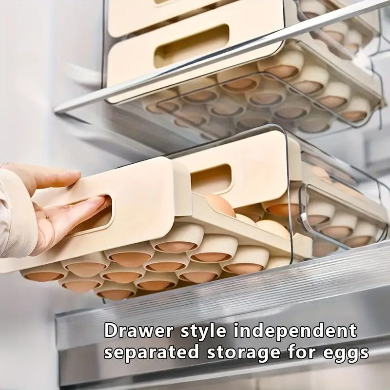 Egg Storage Box with Drawer