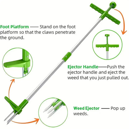 Weed Puller & Root Remover Tool