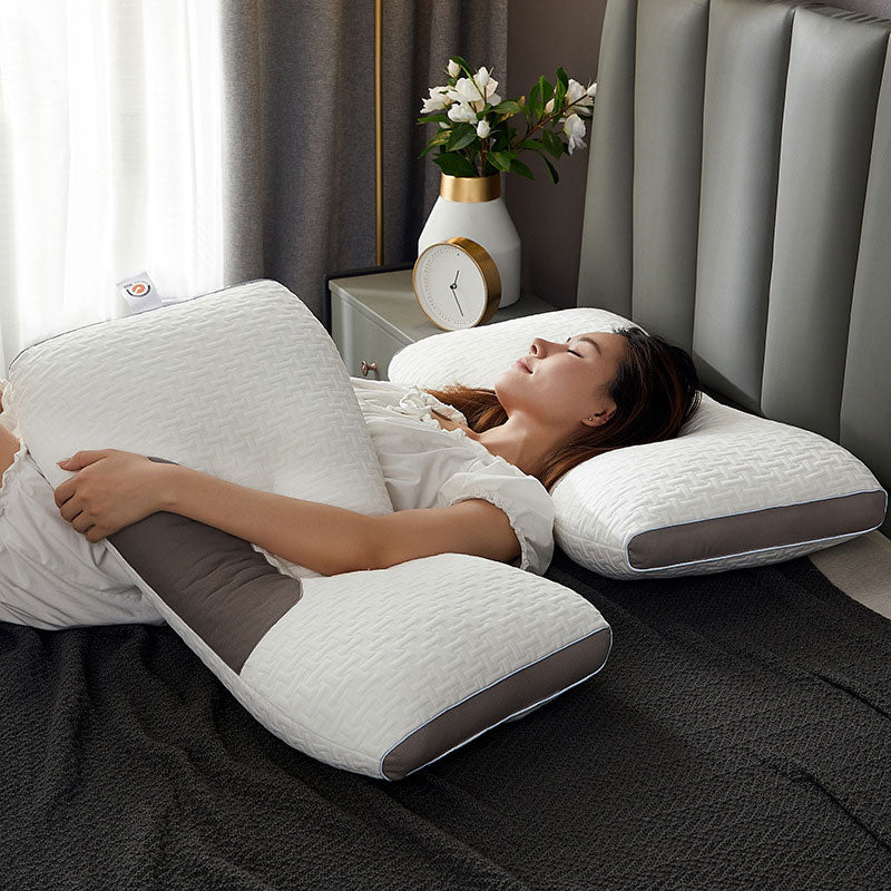 Oreiller cervical pour les dormeurs sur le dos et sur le côté